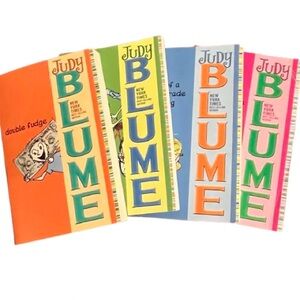Judy Blume-New York Times Best Selling Author Set/4 Paperback Youth Book Set